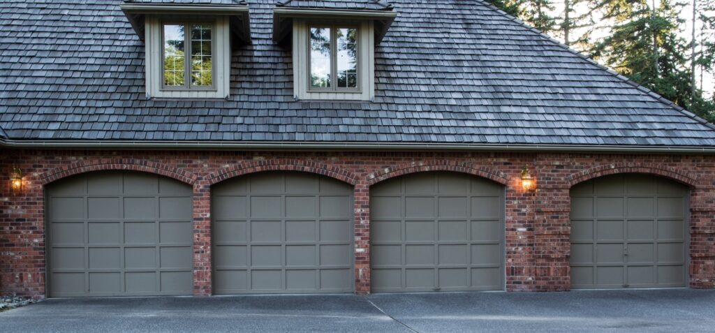4 car attached garage