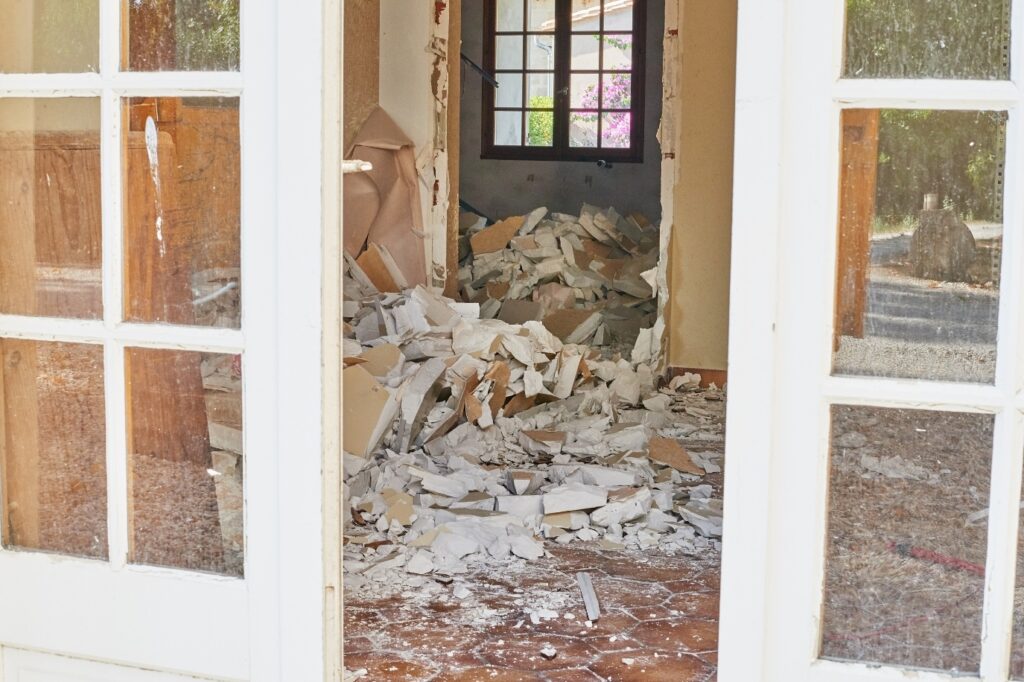 house demolition for garage